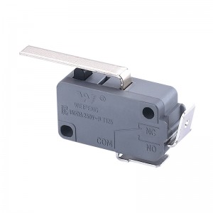 Europe style for Switch D3VJ-165-1A5 Microswitch SNAP ACTION, with lever (with roller), SPDT, Pos:2 new and original